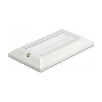 Delock Kabelmanagement Abdeckblende 146 x 86 mm mit weißen Bürstenstreifen