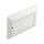 Delock Kabelmanagement Abdeckblende 146 x 86 mm mit weißen Bürstenstreifen