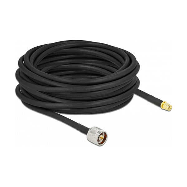 Delock Antennenkabel N Stecker zu SMA Stecker LMR/CFD300 10 m low loss