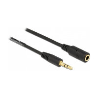 Delock Spiralkabel Verlängerung 3,5 mm 3 Pin...