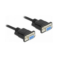 Delock RS-232 Kabel Seriell D-Sub 9 Buchse zu Buchse...
