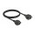 Delock Netzwerk Verlängerungskabel S/FTP RJ45 Buchse zu RJ45 Buchse Cat.6A 1 m schwarz
