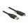 Delock USB 10 Gbps Kabel Typ-A Stecker zu USB Type-C™ Stecker mit Schrauben seitlich 0,5 m