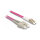 Delock LWL Kabel mit Metallarmierung LC Duplex zu SC Duplex Multimode OM4 2 m