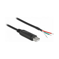 Delock Adapterkabel USB 2.0 Typ-A zu seriell RS-232 mit 3...