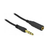 Delock Klinkenverlängerungskabel 6,35 mm 3 Pin...