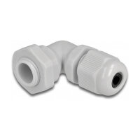 Delock Kabelverschraubung 90° gewinkelt PG7 grau