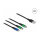 Delock USB Ladekabel 3 in 1 Typ-A zu Micro USB / 2 x USB Type-C™ 1 m
