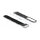 Delock Klettkabelbinder mit Schlaufe und Beschriftungsfeld L 127 x B 20 mm schwarz 5 Stück