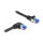 Delock RJ45 Netzwerkkabel Cat.6A S/FTP gerade / rechts gewinkelt 0,5 m schwarz