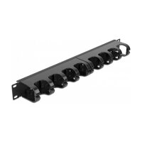 Delock 19? Kabelmanagement Rangierpanel mit 10...