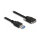 Delock USB 5 Gbps Kabel Typ-A Stecker zu Typ Micro-B Stecker mit Schrauben 0,5 m