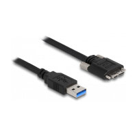 Delock USB 5 Gbps Kabel Typ-A Stecker zu Typ Micro-B Stecker mit Schrauben 2 m