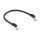 Delock RJ45 Netzwerkkabel Cat.6A S/FTP 45° nach unten gewinkelt 0,5 m schwarz