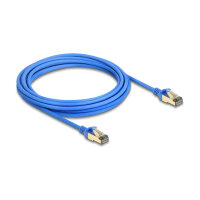 Delock RJ45 Netzwerkkabel Cat.8.1 F/FTP Slim 5 m blau