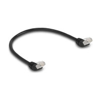 Delock RJ45 Netzwerkkabel Cat.6A S/FTP 45° nach oben...