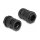 Delock Kabelschutzschlauch 2 m x 21,2 mm mit 2 x PG16 Schlauchverschraubung Set schwarz