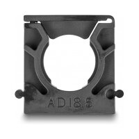 Delock Kabelschlauchhalter mit Verschlussclip 18,5 mm 8 Stück schwarz