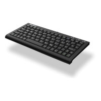 KeySonic TAS ACK-3401U Corded (UK) Kompakt SoftSkin schwarz