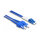 Delock LWL Kabel mit Metallarmierung LC Duplex zu SC Duplex Singlemode OS2 3 m