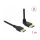 Delock DisplayPort Kabel Stecker gerade zu Stecker 90° oben gewinkelt 8K 60 Hz 1 m ohne Einrastfunktion
