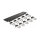 Delock 19? Kabelmanagement Rangierpanel mit 10 Metallbügel 2 HE schwarz