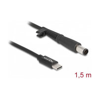 Delock Notebook Ladekabel USB Type-C™ Stecker zu HP 7,4 x 5,0 mm Stecker