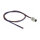 Delock M8 Einbaukabel A-kodiert 3 Pin Stecker für Panel mit offenen Kabeln Front Montage 0,5 m