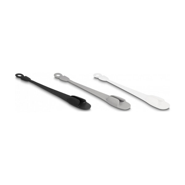 Delock Kabelhalter mit Schlaufe selbstklebend Set 3 Stück