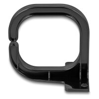 Delock Kabelbügel 83 x 60 mm mit Montageplatte schwarz