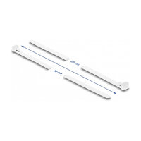 Delock Kabelbinder wiederverwendbar L 200 x B 7,2 mm 100 Stück weiß