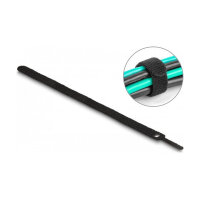 Delock Klett-Kabelbinder L 300 x B 12 mm schwarz 10...