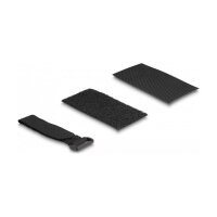 Delock Klettpad selbstklebend mit Klett-Kabelbinder Set...
