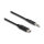 Delock Audio Stereo Kabel USB Type-C™ Stecker zu Klinkenstecker 3,5 mm 3 Pin 1 m schwarz