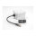 Delock Kabel RJ45 Stecker zu RJ45 Buchse Cat.6A zum Einbau mit M20 Gewinde und Gehäuse IP68 staub- und wasserdicht 25 cm schwarz