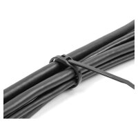 Delock Kabelbinder mit flachem Kopf L 205 x B 2,5 mm 100 Stück schwarz