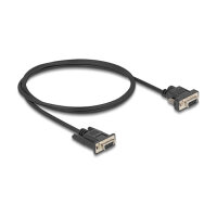 Delock Seriell Kabel RS-232 D-Sub9 Buchse zu D-Sub9...