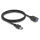 Delock USB 5 Gbps Kabel USB Typ-A Stecker zu USB Typ-B Buchse zum Einbau 1 m schwarz
