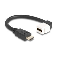 Delock Keystone Modul Kabel HDMI Stecker zu Buchse...