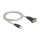 Delock Adapter USB 2.0 Typ-A zu 1 x Seriell RS-422/485 Stecker mit 6 Pin Terminalblock 5 V 1 m