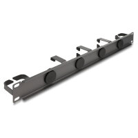 Delock 19? Kabelmanagement Rangierpanel mit 4 Gummi...
