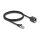 Delock Netzwerk Verlängerungskabel RJ45 Stecker zu RJ45 Buchse Cat.6A S/FTP 1 m schwarz