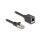 Delock Netzwerk Verlängerungskabel RJ45 Stecker zu RJ45 Buchse Cat.6A S/FTP 1 m schwarz