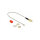 Delock Antennenkabel SMA Buchse zum Einbau Ferritkern zu I-PEX Inc., MHF® I Stecker 1.13 20 cm Gewindelänge 10 mm