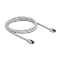 Delock RJ45 Netzwerkkabel Cat.8.1 S/FTP 3 m bis 40 Gbps grau