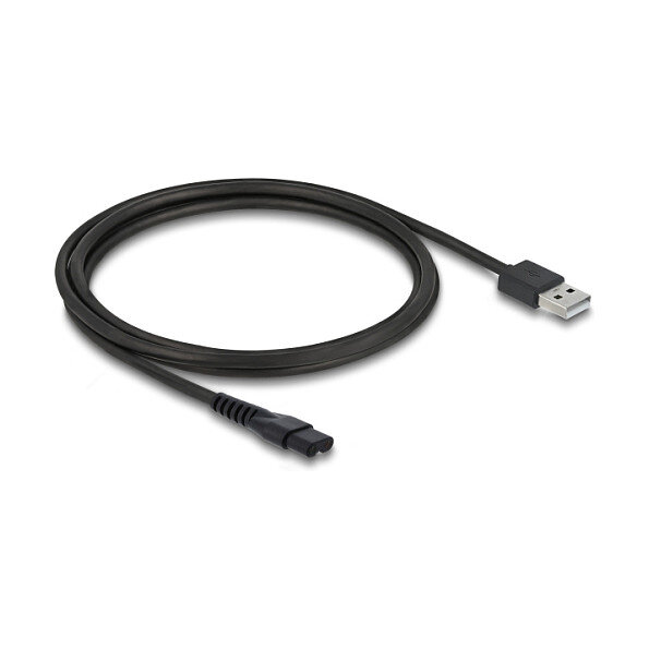 Delock USB Ladekabel 5 V für Elektrorasierer kompatibel mit MANSCAPED 2.0 / 3.0 Serie - Rasierer Ladegerät Ersatzkabel 1,2 m
