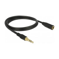 Delock Klinkenverlängerungskabel 3,5 mm 3 Pin...