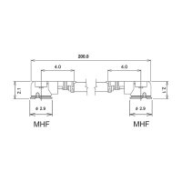 Delock Antennenkabel I-PEX Inc., MHF® I Stecker zu I-PEX Inc., MHF® I Stecker 1,13 20 cm