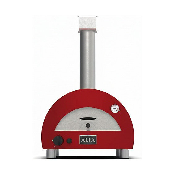 Alfa Forni Linea Moderno Portable Pizzaofen Antique Red