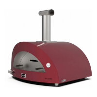 Alfa Forni Moderno 5 Pizze Hybrid Antik Rot